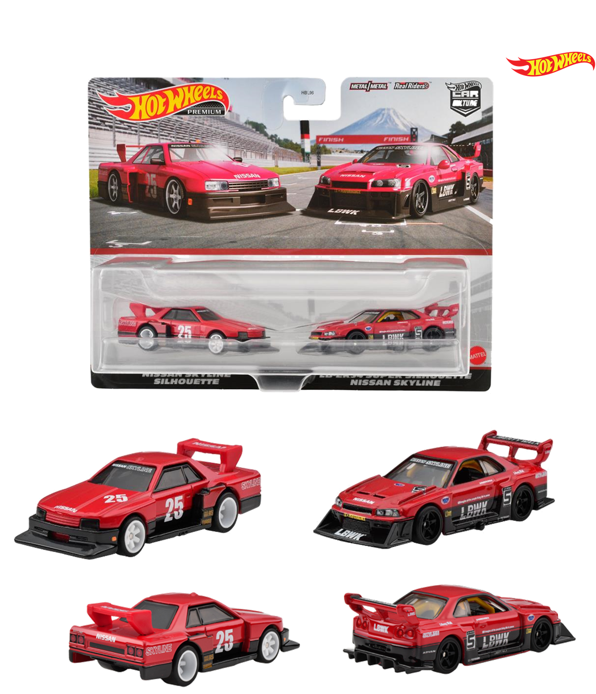 1/18 スカイライン スーパーシルエット LB-ER34 レトロカラー ㉙-