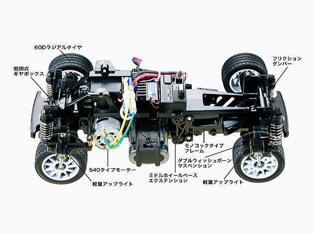 SALE／55%OFF】 タミヤ M03M ラリータイヤ/軽量スイフトボディ/アンプ 