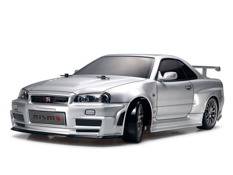 タミヤ 1/10 ニスモ R34 GT-R Z-tune (TT-01Dシャーシ) ドリフト 