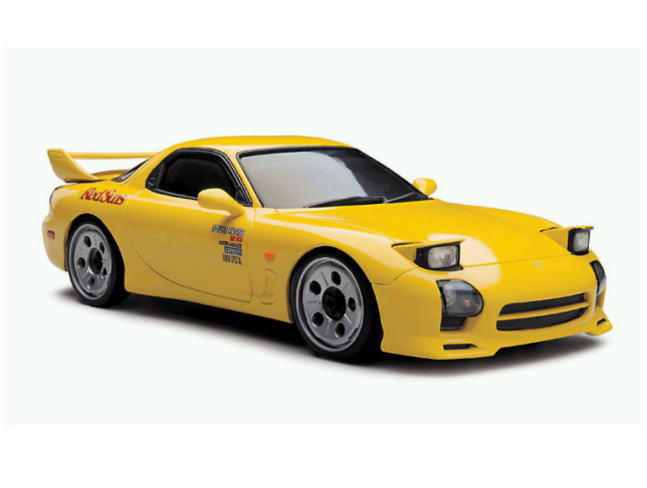 シルバー金具 ミニッツ ボディ 頭文字D RX-7 FD3S 高橋啓介