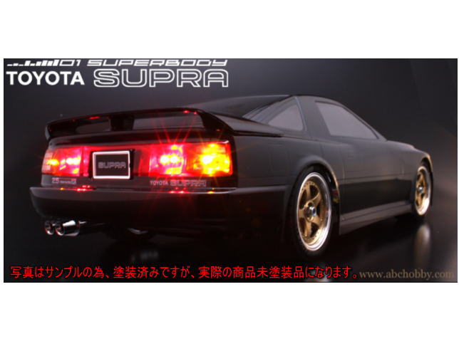 ABCホビー 1/10 電動ツーリングカー用ボディ トヨタ A70 スープラ 塗装 