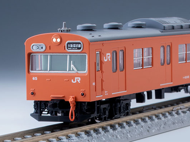 トミックス 98455 103系 ＪＲ西日本仕様・黒サッシ・オレンジ 基本4両