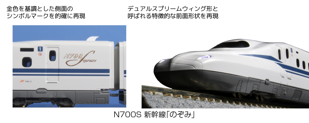 KATO 10-1697 N700S新幹線 のぞみ 基本4両セット | 鉄道模型 通販 