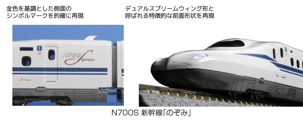 KATO 10-1697 N700S新幹線 のぞみ 基本4両セット | 鉄道模型 通販