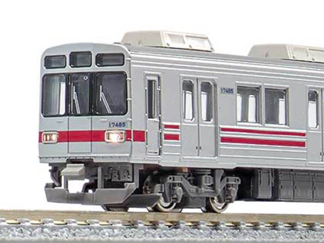 超お徳用Greenmax 30985 富山地方鉄道 17480形 前面赤帯 第3編成 私鉄車輌