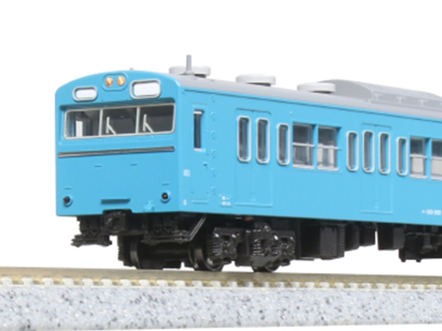 送関込みアリイ　鉄道模型入門　国電103系　ウグイス4両セット　＋　サハ103 塗料おまけ JR、国鉄車輌