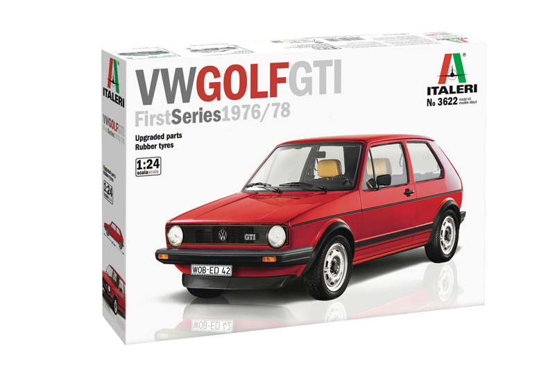 イタレリ IT3622 1/24 VW ゴルフ GTI 1976/78 2in1 (日本語説明書付き