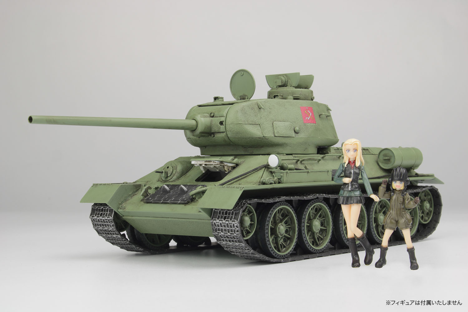 プラッツ GP-69 1/35 T-34/85 プラウダ高校 '戦車の内部を公開します