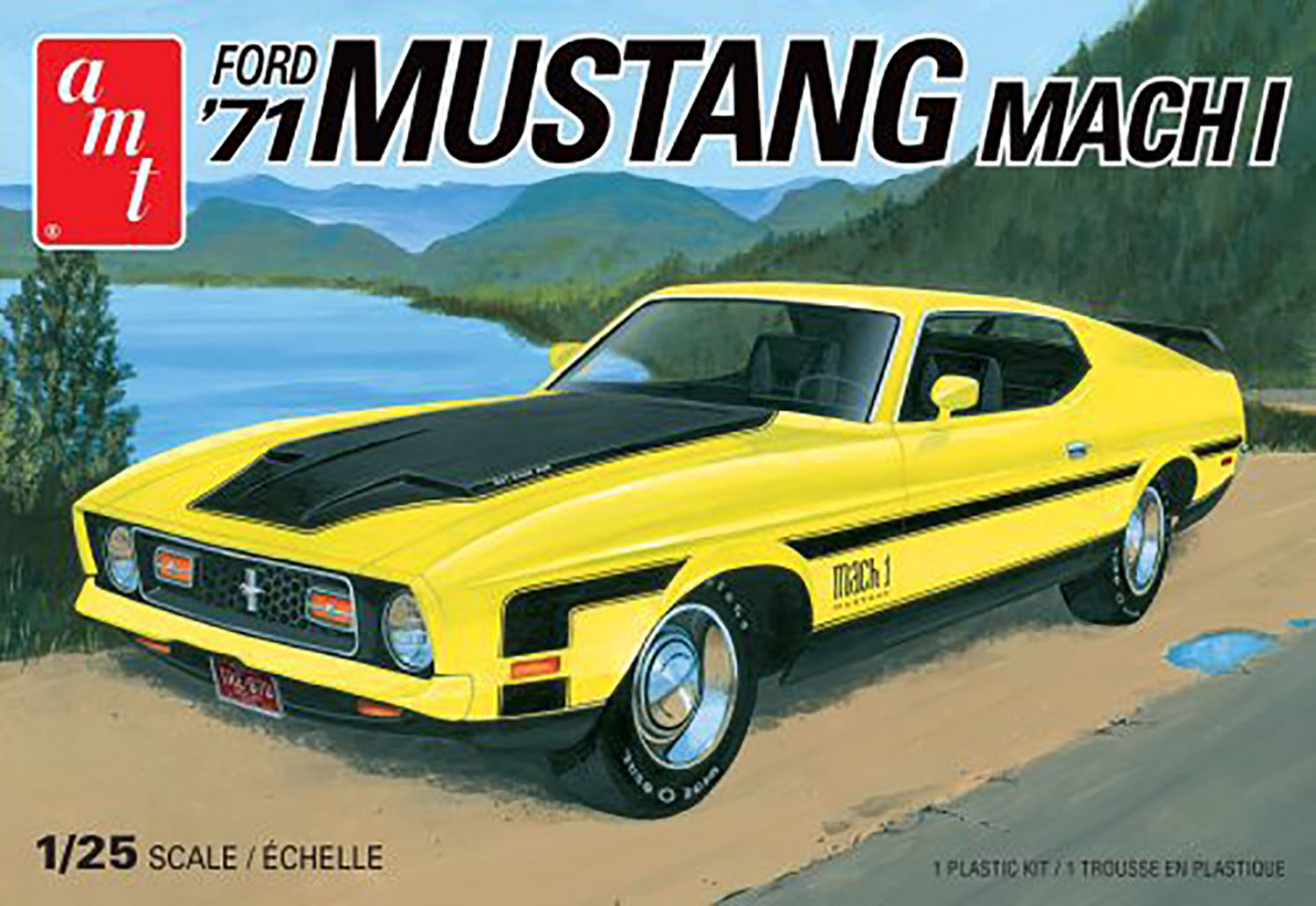1/18 フォード マスタング 1971 Ford Mustang MACH 1 Grabber Lime 