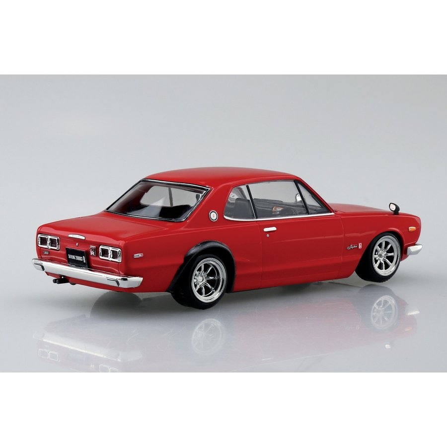 アオシマ ザ・スナップキット No.9-SP3 1/32 ニッサン スカイライン 2000GT-R カスタムホイール(レッド) |  ホビーショップタムタム 通販 プラモデル