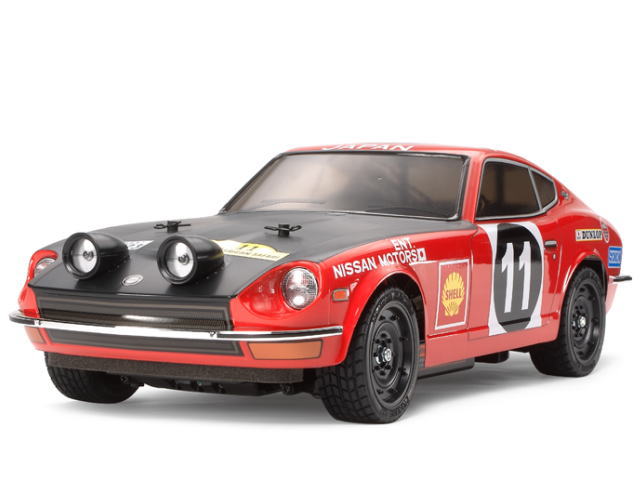 タミヤ RC フェアレディ 240Z ラリー仕様 スペアボディ 1407 - 模型