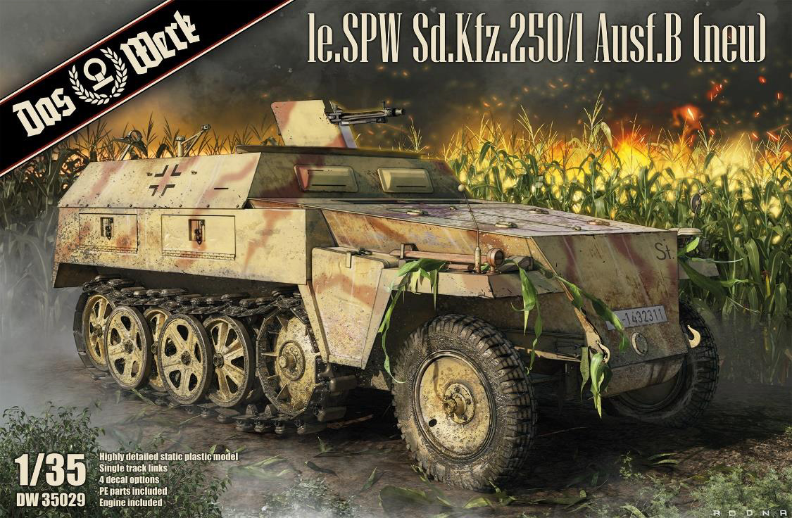 1/35 le.SPW Sd.Kfz.250/1 B型 (ノイ) ハーフトラック | 鉄道模型