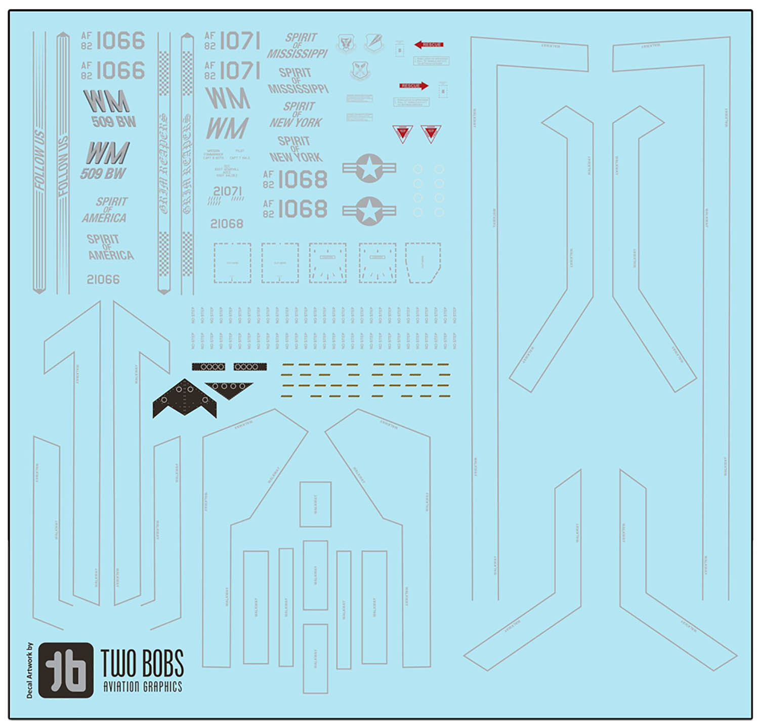 1/72 B-2A スピリット ステルス爆撃機+MK84x16 | 鉄道模型・プラモデル