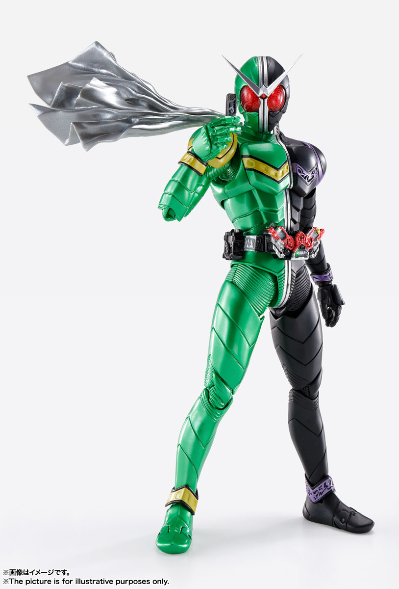 S.H.Figuarts（真骨彫製法）仮面ライダーW サイクロンジョーカー 風都