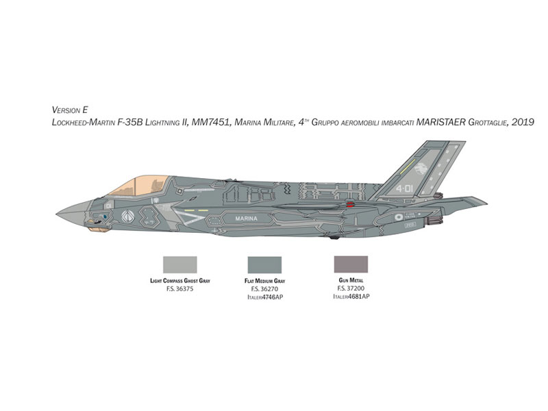 ラッピング不可】 PRM-2810 ライトニングII （イタレリ） 1/48プラ F