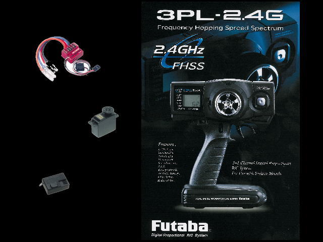 Futaba フタバ プロポ 3PL-2.4G 送信機 受信機 スイッチ 得割60