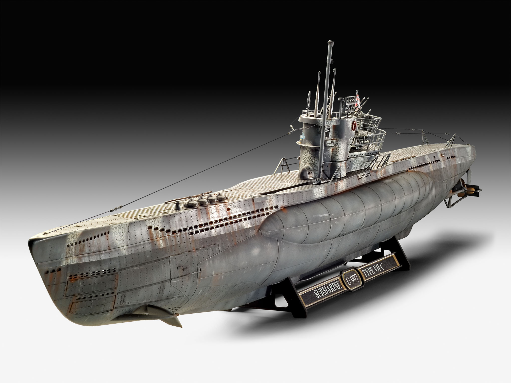 atsudra工房完成品】1/72 Uボート TYPE IXC U67 - プラモデル