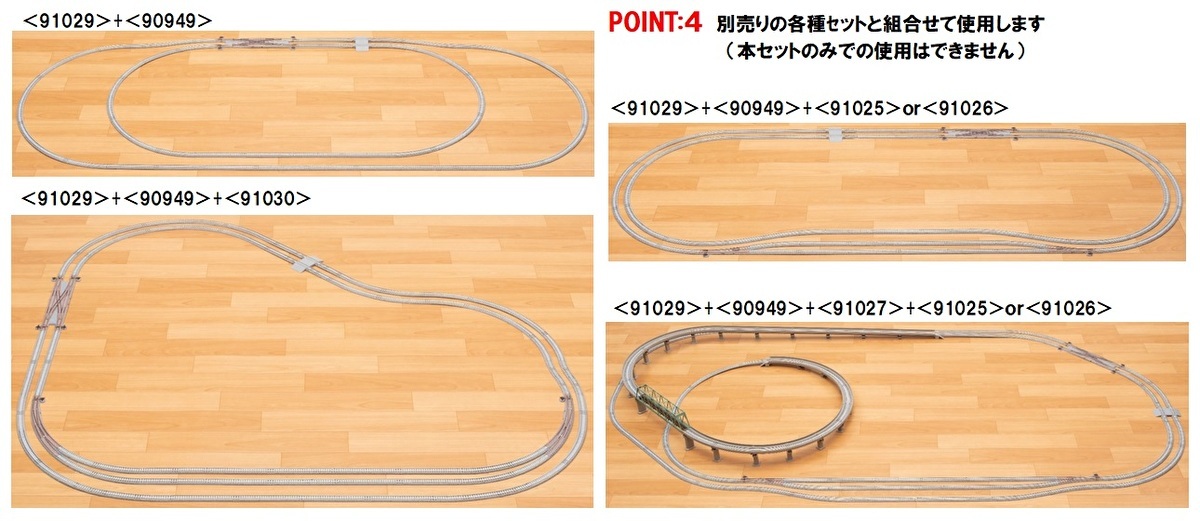 トミックス 91029 レールセット複線化両渡りポイントセット Nゲージ