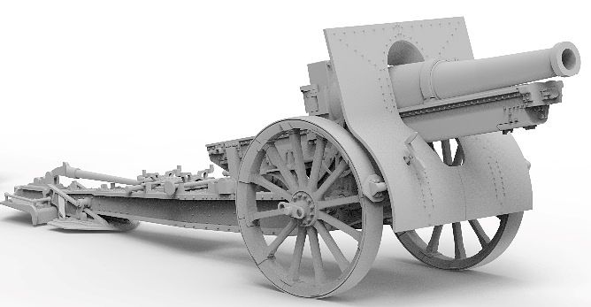 1/35 フランス C17S 155mm 榴弾砲 | 鉄道模型・プラモデル・ラジコン