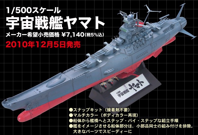 1/500 宇宙戦艦ヤマト『宇宙戦艦ヤマト』 | 鉄道模型・プラモデル