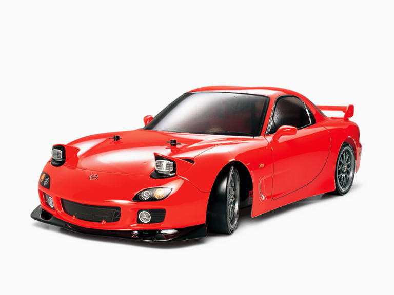 送料無料 1/10 マツダ RX-7 FD3S LED付き ラジコン ボディ ヨコモ 