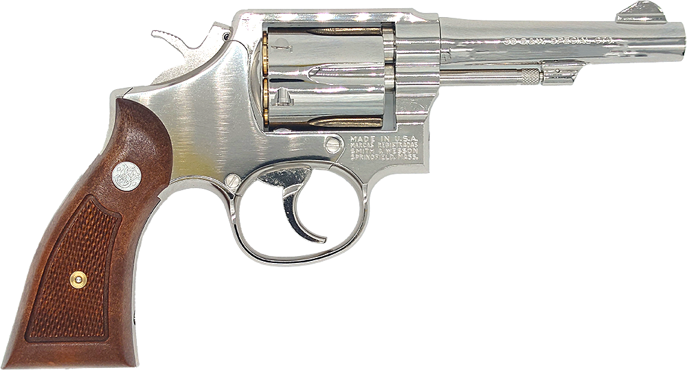 S&W M10 4inch Military & Police .38Special Nickel Finish Ver. 3