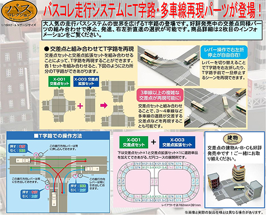 トミーテック 258285 バスコレ走行システム X-003 交差点拡張セットA 