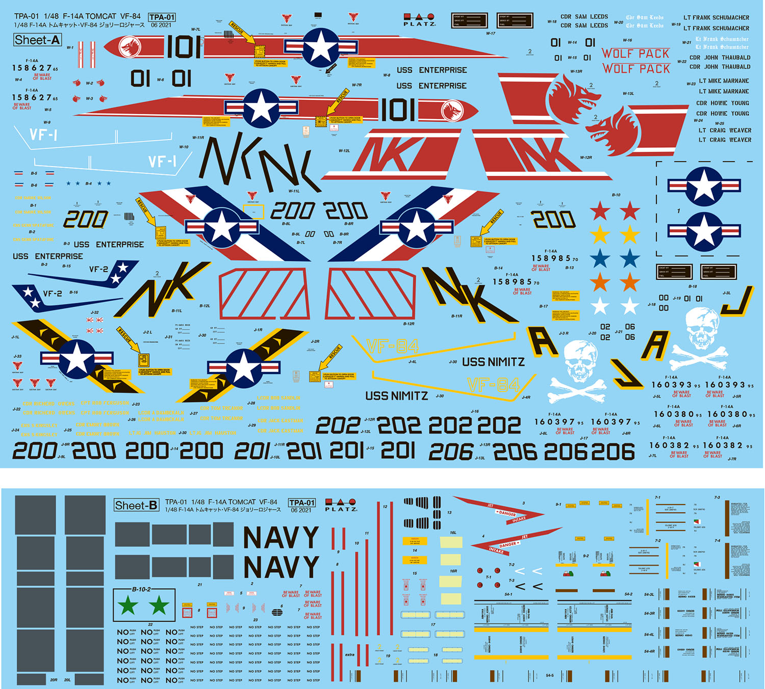 お得 プラッツ 1 48 イタレリ 航空機シリーズ アメリカ海軍 F 14a トムキャット ジョリーロジャース 70 039 S Vf 1 Vf 2 Vf 84 Tpa 01 プラモデル 返品種別b Shipsctc Org