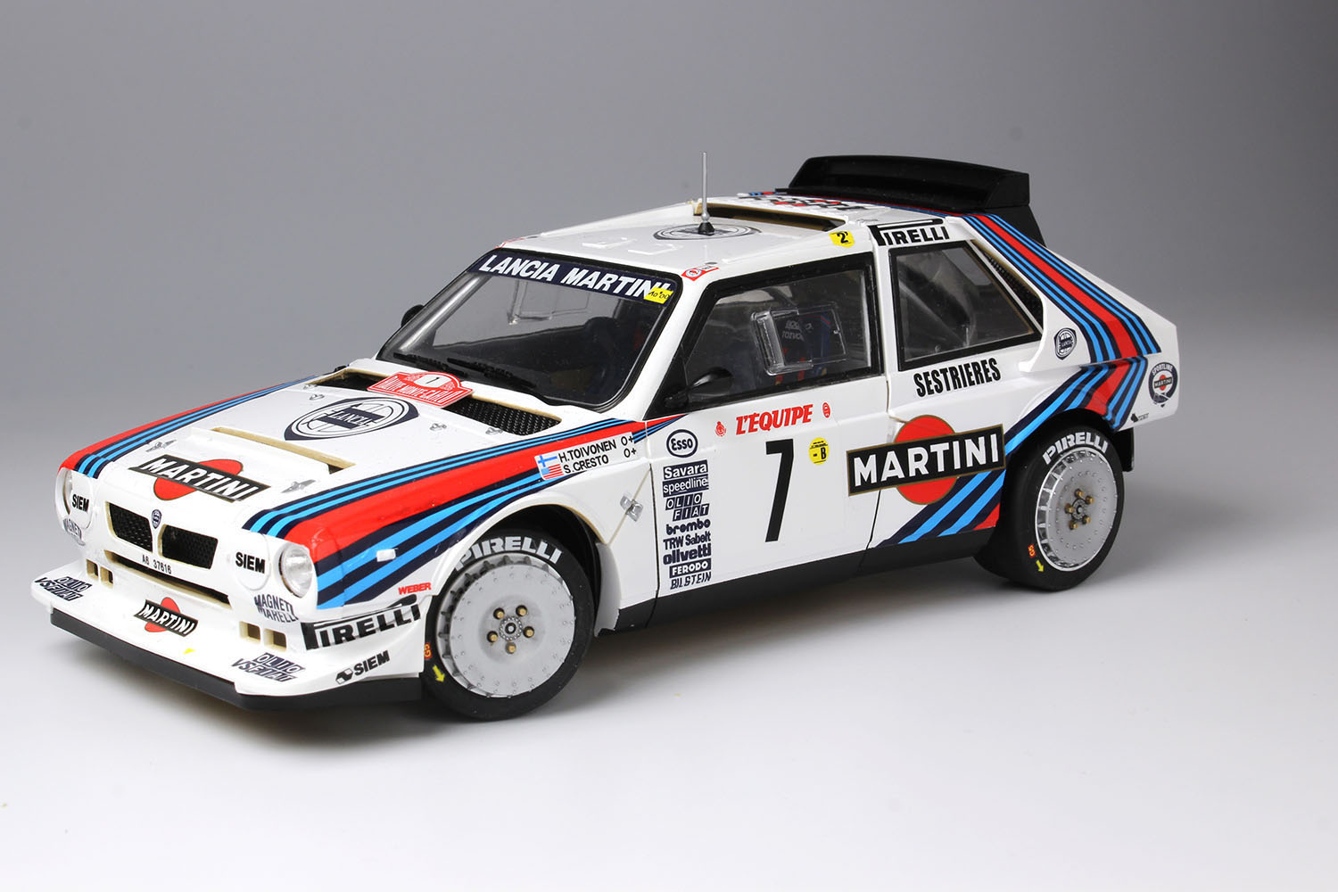 プ435ビーマックス1/24ランチアデルタS4'86モンテカルロ　プラモ未組立