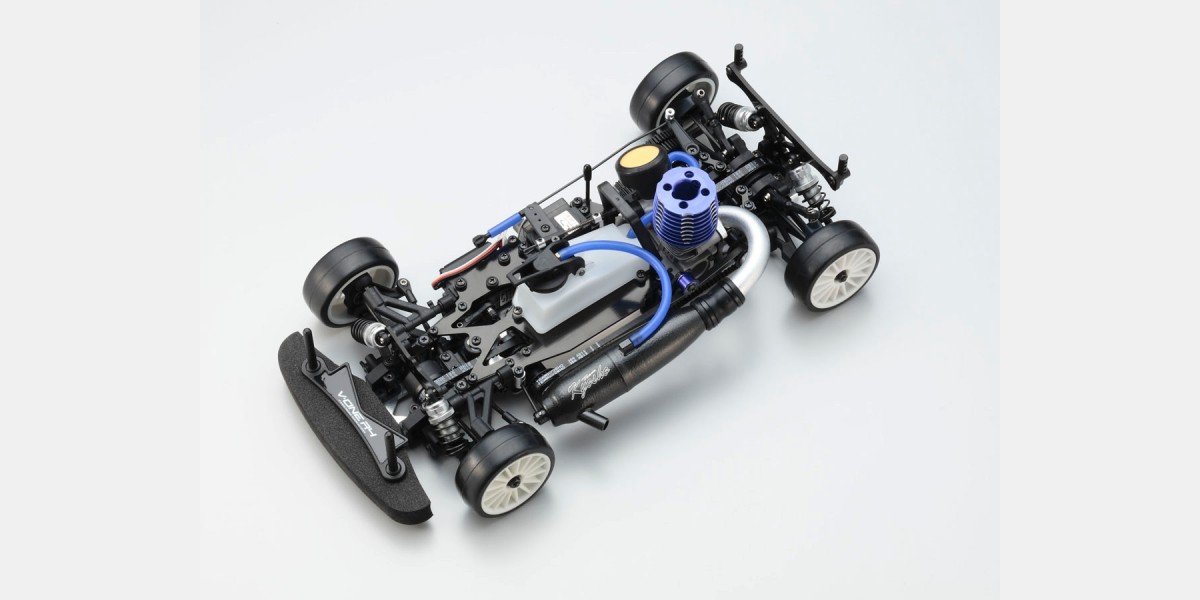 京商 1 10 エンジンRC V-One RR 4WD 完成品 メカ類搭載済み - ホビー 