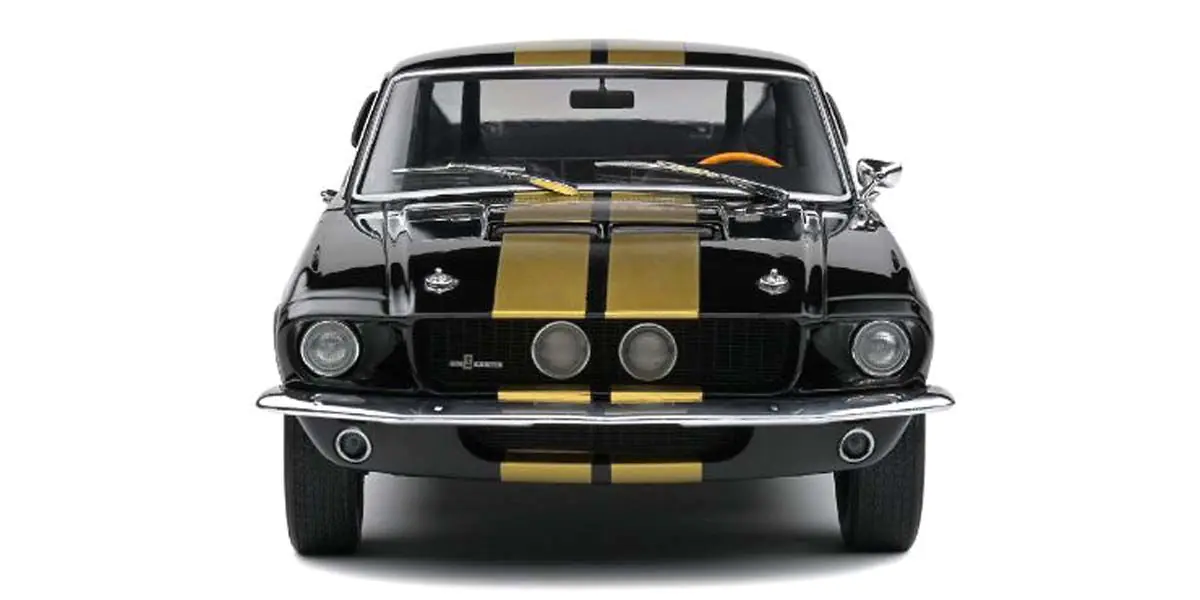 SOLIDO 1/18 シェルビー GT500 1967 ブラック/ゴールドストライプ | ホビーショップタムタム 通販 ミニカー