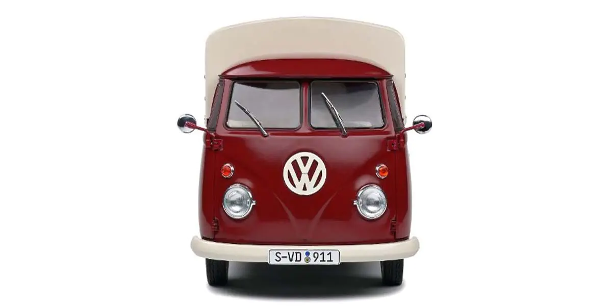 SOLIDO 1/18 VW T1 ピックアップ ポルシェサービス 1950 レッド