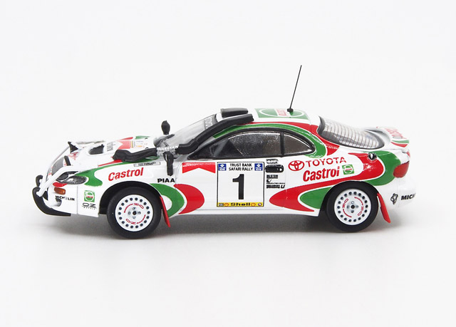 POP RACE 1/64 トヨタ セリカ GT-FOUR ST185 サファリラリー 1993 優勝 