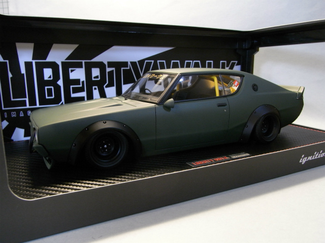 ignitionmodel 1/18 LB WORKS Kenmeri 2Dr Matte Green（ミニカー