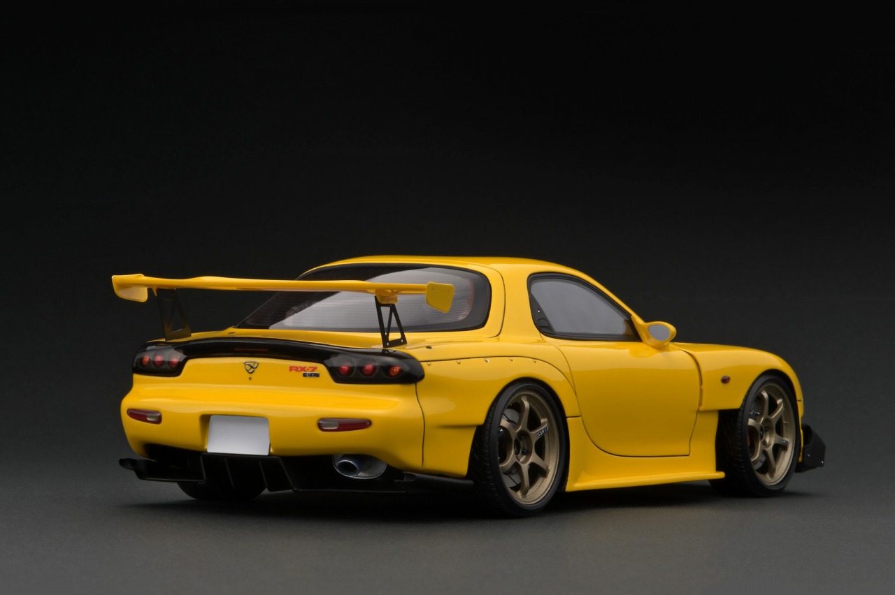 1/18 INITIAL D Mazda RX-7 (FD3S) Yellow| ホビーショップタムタム