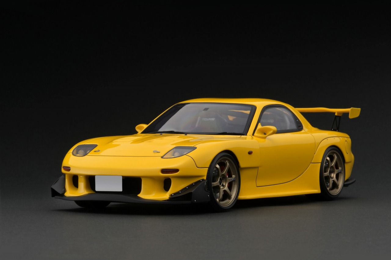 1/18 INITIAL D Mazda RX-7 (FD3S) Yellow| ホビーショップタムタム