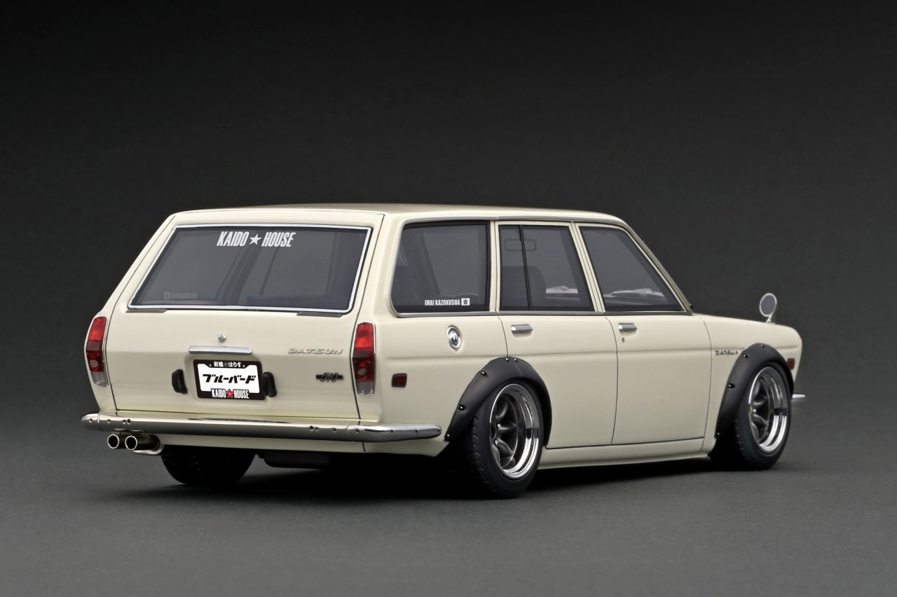 1/18 Datsun Bluebird (510) Wagon White | ホビーショップタムタム