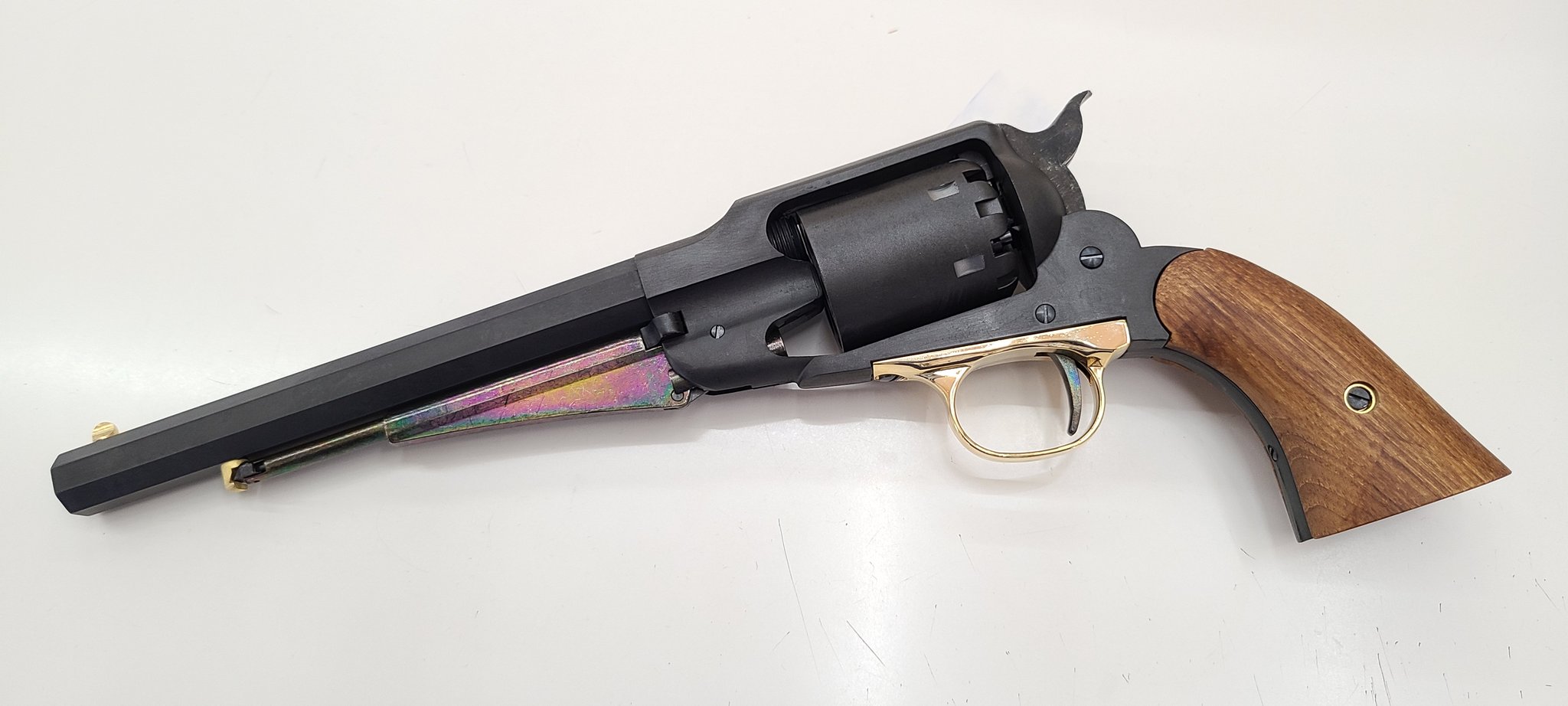 New Model Army Revolver 木製グリップ付 完成品 発火モデルガン 