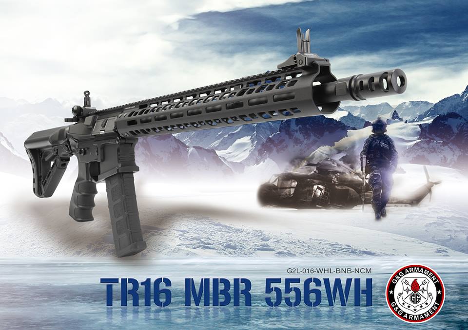 G&G TR16 MBR 556 WH 電動ガン | 鉄道模型・プラモデル・ラジコン