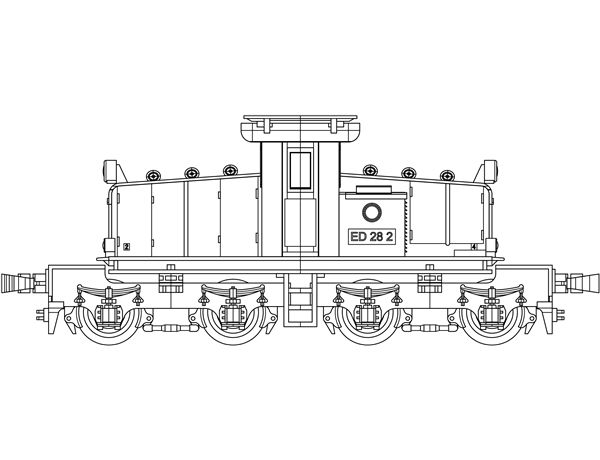 ネコ・パブリッシング (1/150) 遠州鉄道ED28 2電気機関車 プラキット 