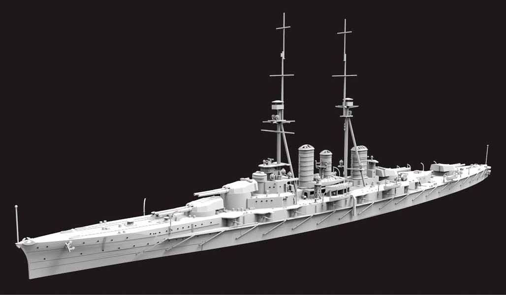 カジカ 1/700 日本海軍 超弩級巡洋戦艦 比叡 1915年 特別版 | 鉄道模型