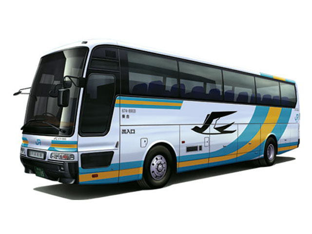 1/32 ジェイアール四国バス（三菱ふそうエアロクィーン1） | 鉄道模型