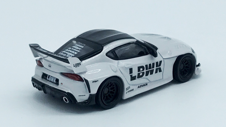 MINI-GT 1/64 LB WORKS GR スープラ ホワイト 左ハンドル| ホビー