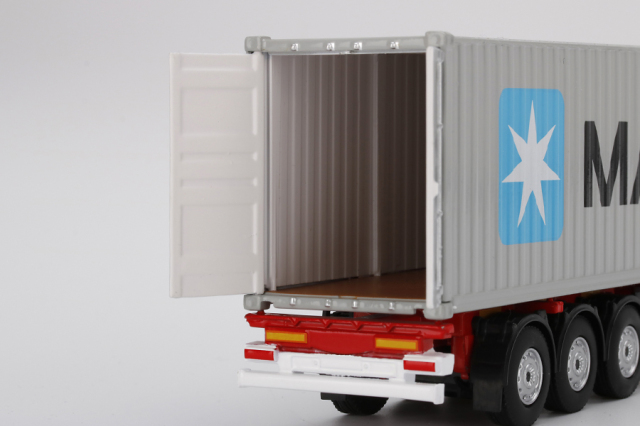 MINI-GT 1/64 ベンツ アクトロス 40ftコンテナ MAERSK付属 左ハンドル 