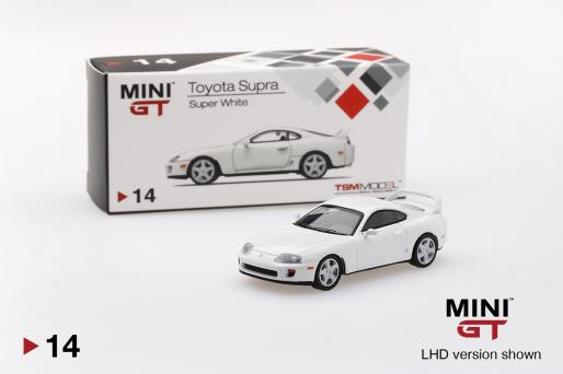 MINI-GT 1/64 Toyota スープラ(JZA80) スーパーホワイト(右ハンドル ...