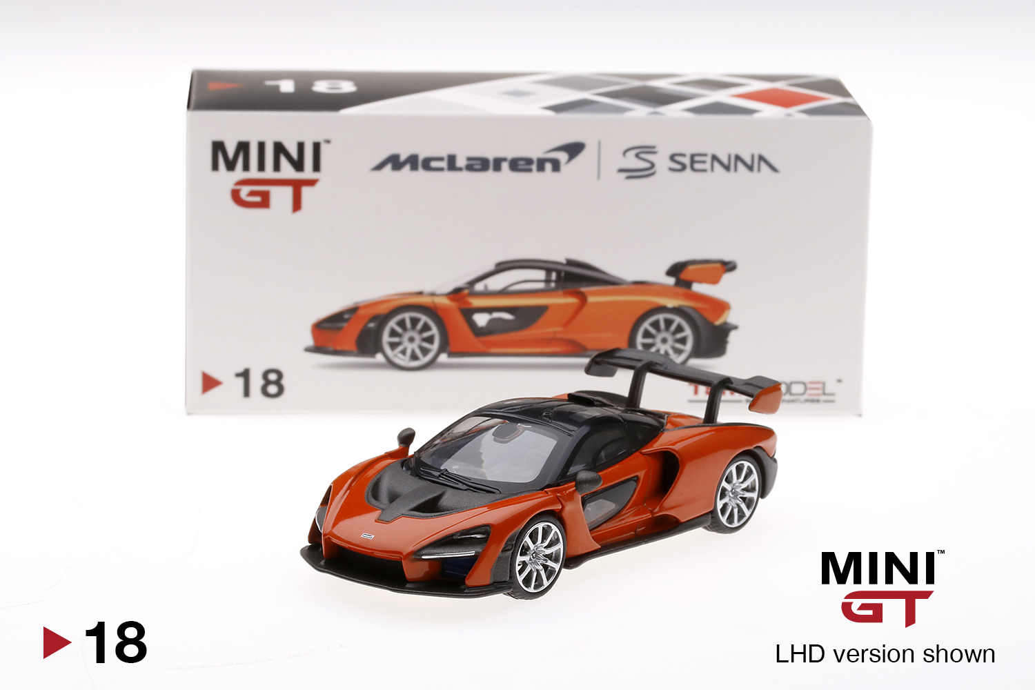 MINI-GT 1/64 マクラーレン セナ ミラオレンジ 左ハンドル | 鉄道模型 ...