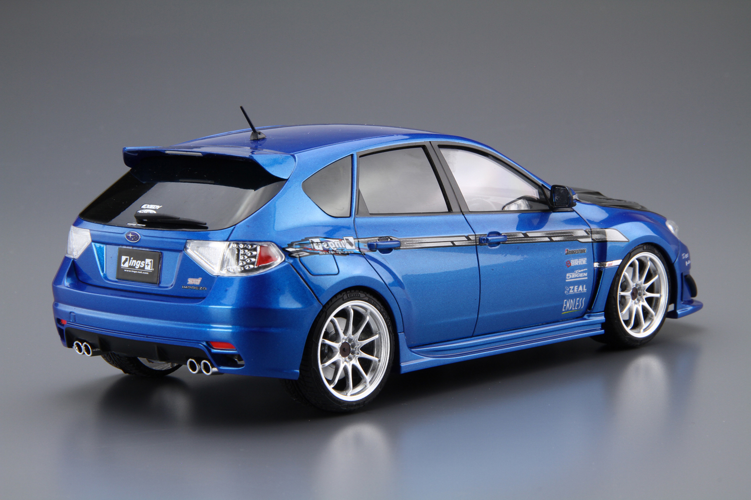 JadaTOYS 1:24 スバル インプレッサ WRX STi-