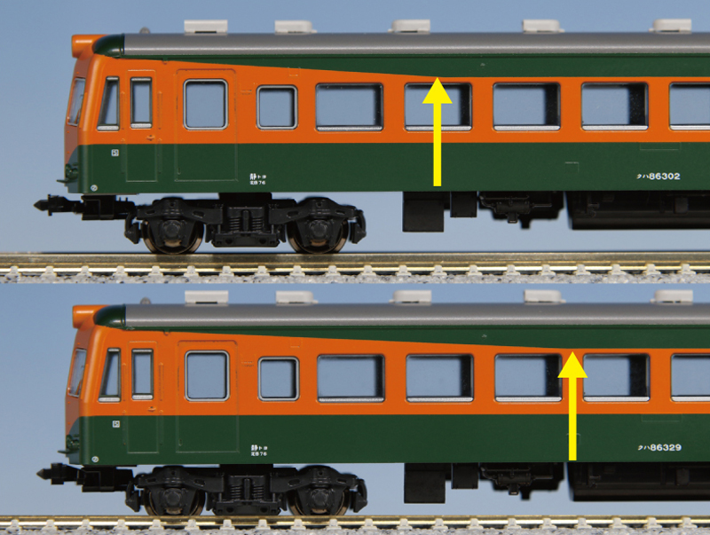 鉄道カトー80系300番台 先頭 4両 合計 8両 動力付き