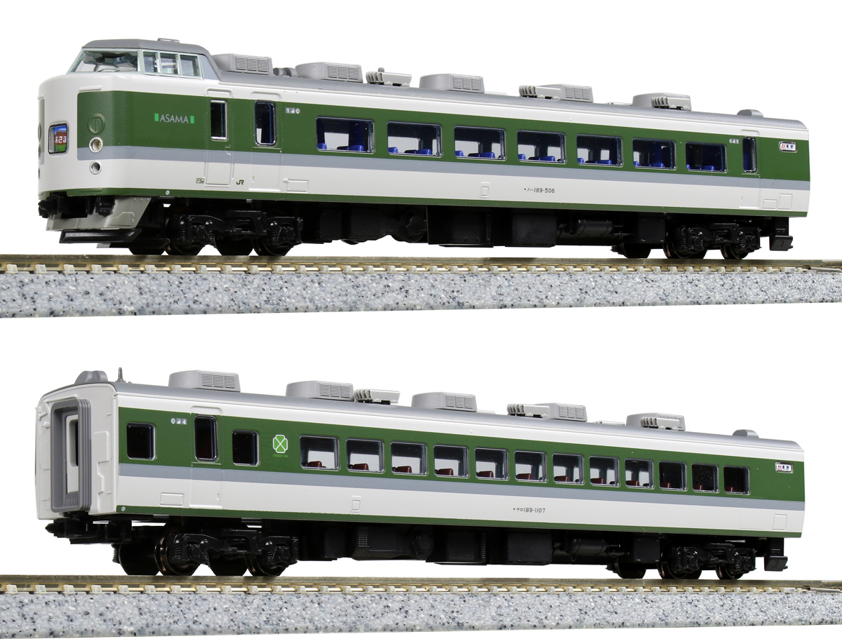 KATO 10-1502 189系「あさま」小窓編成 4両増結セット 鉄道模型 N 
