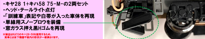 ホビーセンターKATO 10-948 キヤ28訓練車タイプ 2両セット 鉄コン2019